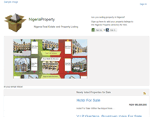 Tablet Screenshot of nigeria-property.com